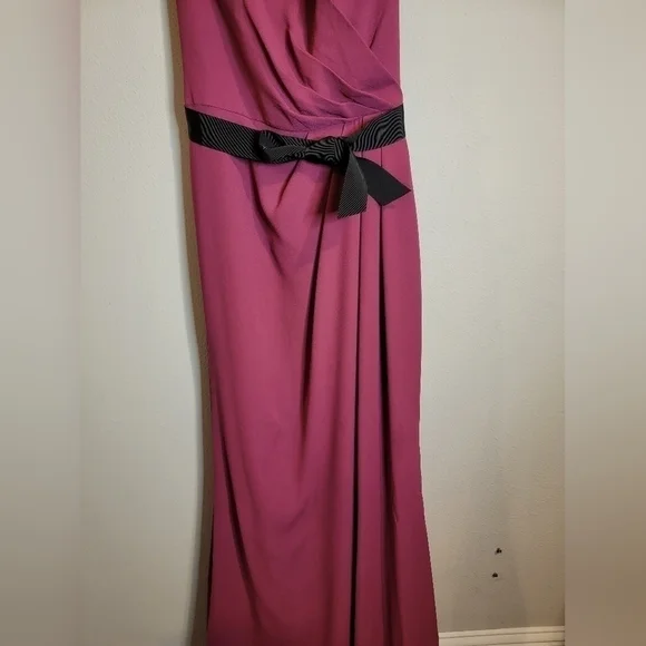 White by Vera Wang Long Mulberry Evening Gown size 0 - Picture 6 of 8